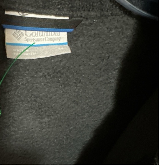 Columbia Black Fleece Zip Up Jacket - Picture 7 of 7